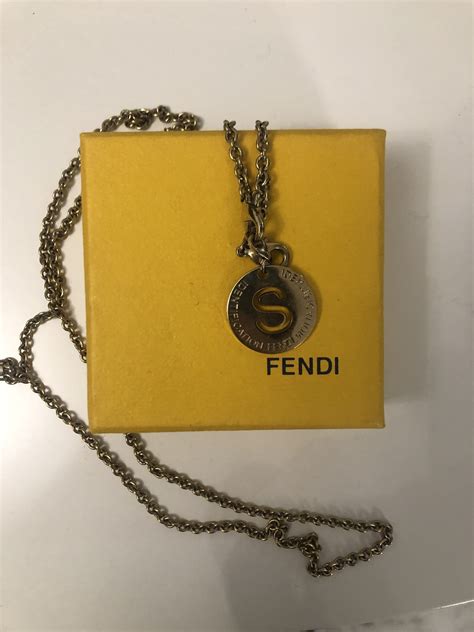 collana iniziale g fendi|Collane di FENDI da donna .